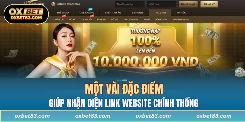 Một vài đặc điểm giúp nhận diện link website chính thống 
